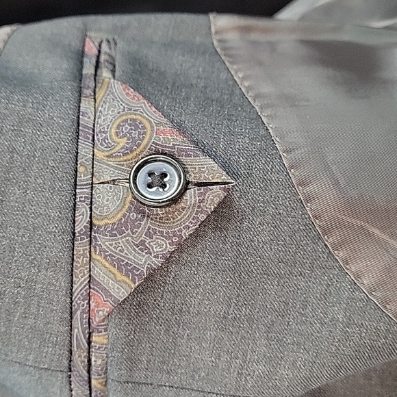 Lauren Ralph Lauren Gray Wool Sport Coat 2 button Men's 50R - Picture 3 of 11